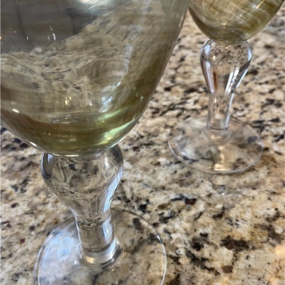 v i n t a g e ::
 gold dust swirl glasses - Picture 5 of 6